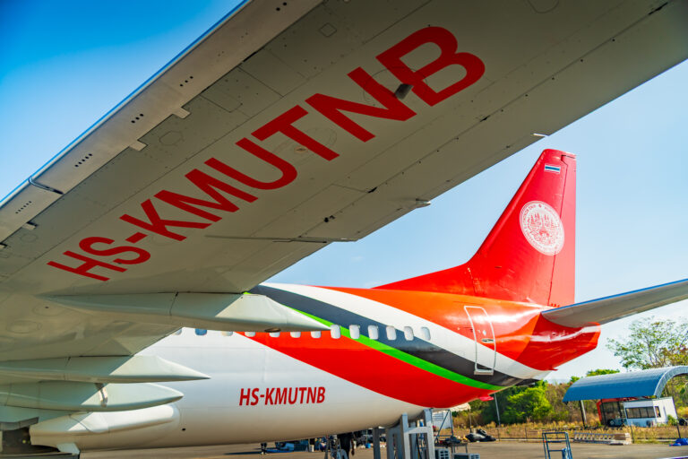 อธิการบดี พร้อมคณะผู้บริหาร ตรวจสอบความคืบหน้าหลักสูตรการบิน มจพ.วิทยาเขตปราจีนบุรี